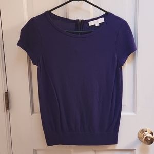 LOFT short sleeve sweater